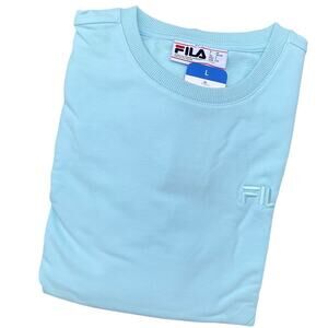 Fila Women's Sweatshirt  French Terry Crewneck Side Pockets Size Large NWT